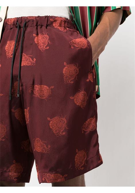 shorts in tessuto jaquard DRIES VAN NOTEN | Pantalone | PIPERI6369358